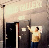 Gilda Snowdon outside the Willis, 1984 -  Picture compliments Sheree Rensel